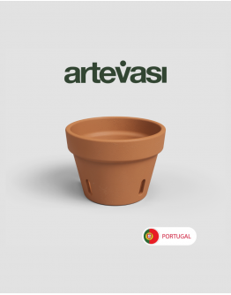 Amalia Orchid Pot Terracotta from Portugal