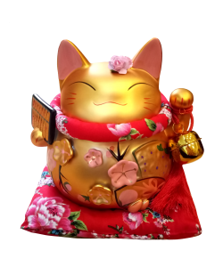 Gold Fortune Cat 招财猫 8"