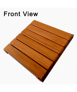 Chengal Floor Decking Tiles 45 X 45cm X 3cm Modular Decking