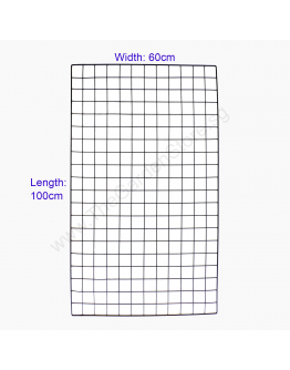 DIY Multi-Purpose Grid Wire Mesh Panel (Black)