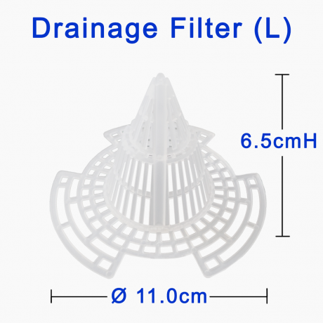 Drainage Filter for Flower Pot Cone Shape