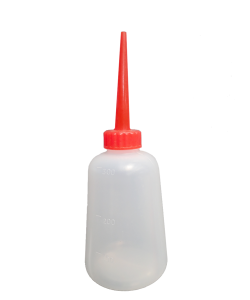Red Tip Nozzle Plastic Squeeze Water Bottle 300ml