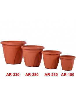 Ø23.0cm x H19.2cm BI-AR-230 Plastic Pot By BABA