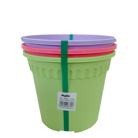 BABA 3RD-170 Colourful Pot 3-in-1 (170mmØ x 145mmH)