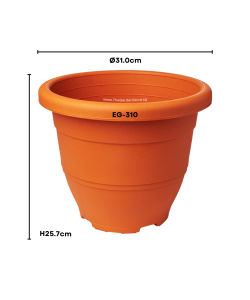 Ø31cm x H25.7cm Elegant Series EG-310 Plastic Pot by BABA