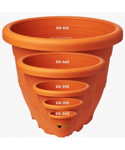 Ø26.0cm x H21.5cm Elegant Series EG-260 Plastic Pot by BABA