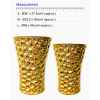 Paititi Gold Tall Ceramic Pot