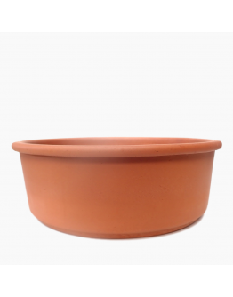 Shallow Terracotta Planter for Succulent and Miniature Plants Beverino 23 Deroma (No Hole)