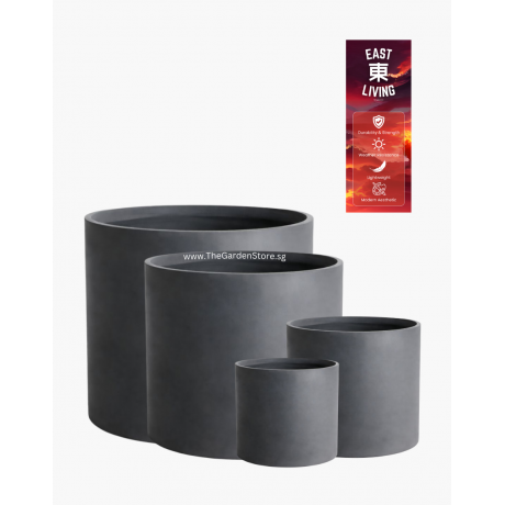 Clindro Vaso Fibre Cement pot by East Living