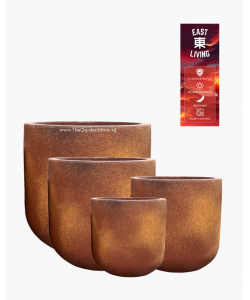 Gyatso Vaso Fibre Cement pot by East Living