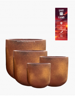 Gyatso Vaso Fibre Cement pot by East Living