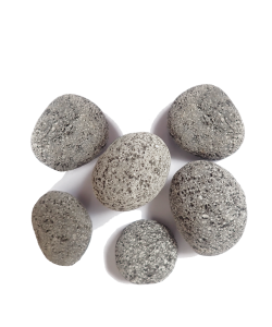 Dark Grey Lava Pebbles 30-50mm 20kg