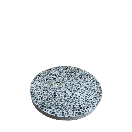 Round Paving Concrete Slab Small Pebbles