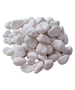 20kg White Pebbles Nature 25-30mm
