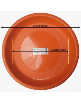 Ø32.7cm X H4.1cm 916 Plastic Saucer By BABA