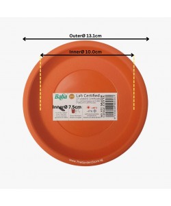 Ø13.1cm X H1.6cm 921 Plastic Saucer By BABA