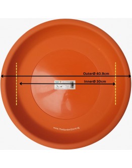 Ø40.9cm x H4.8cm 926 Plastic Saucer By BABA 