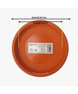 Ø15.7cm X H2.0cm 941 Plastic Saucer By BABA 