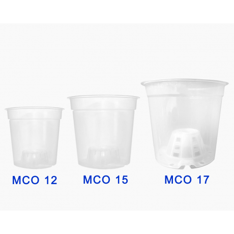  Translucent Clear Pot MCO12-15-17