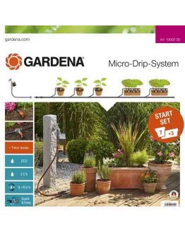 Micro-Drip-System Starter Set Flower Pots M automatic (with water computer) by Gardena