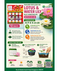 Lotus & Water Lily Fertilizer Tablets (NPK 9-23-20) - 14 Tablets | Aquatic Plant Fertilizer